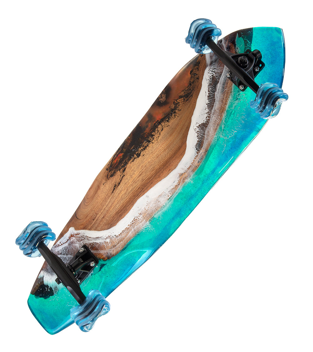 Koa-Resin Skateboard #021