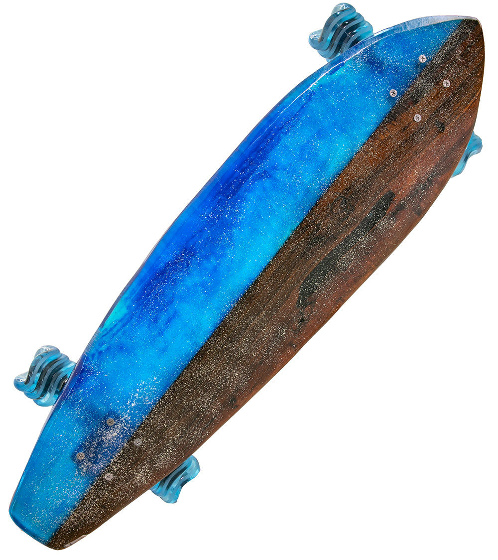Koa-Resin Skateboard #024