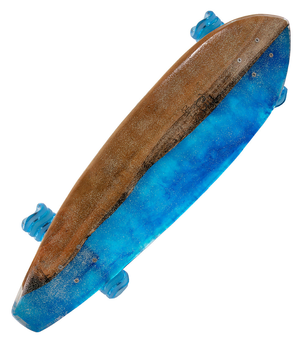 Koa-Resin Skateboard #023