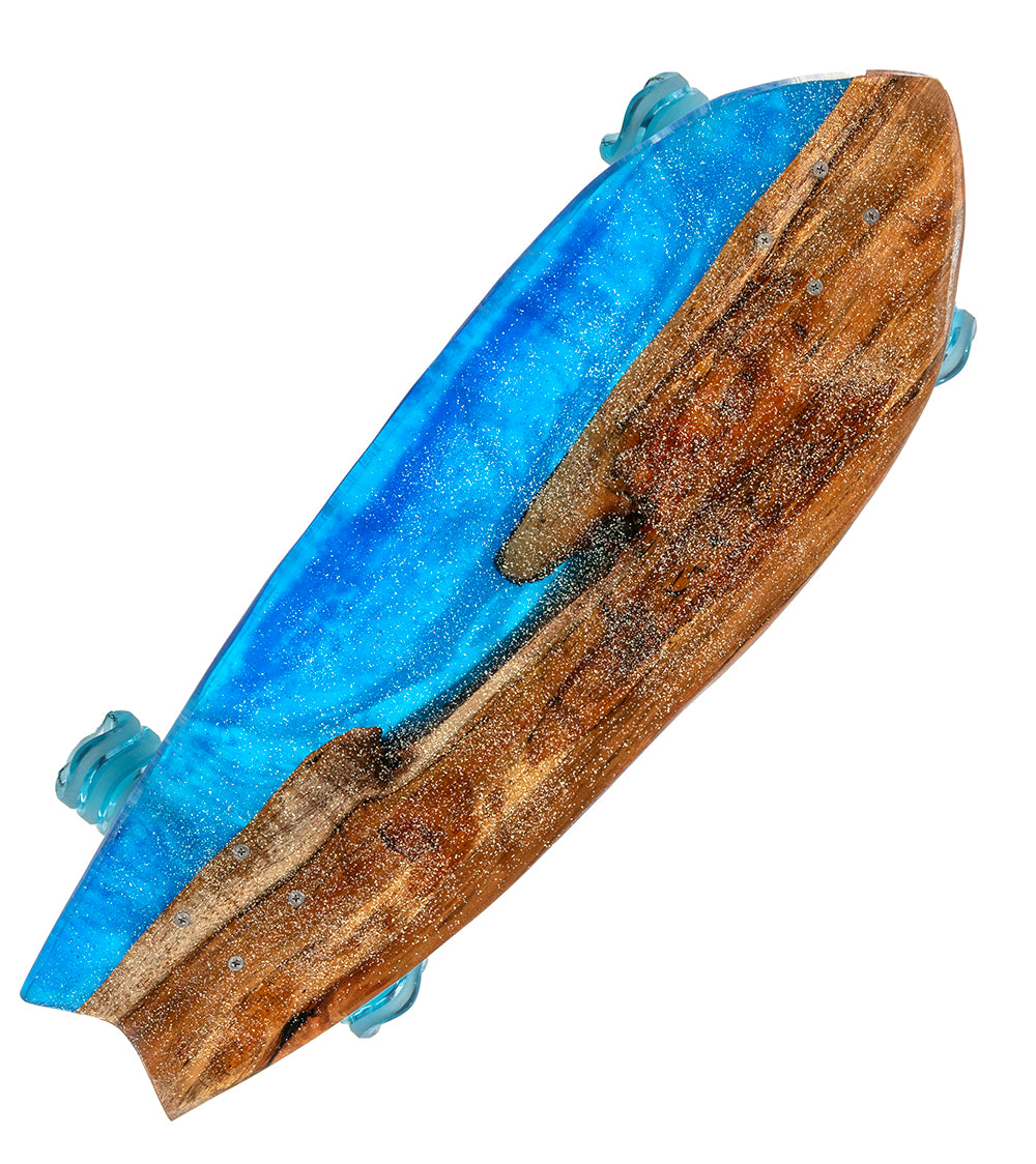 Koa-Resin Skateboard #027
