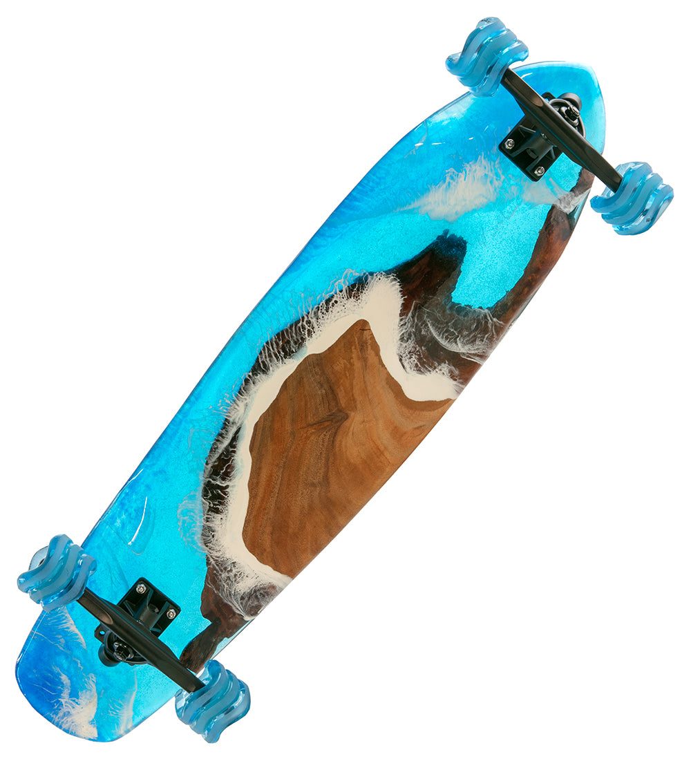 Koa-Resin Skateboard #028