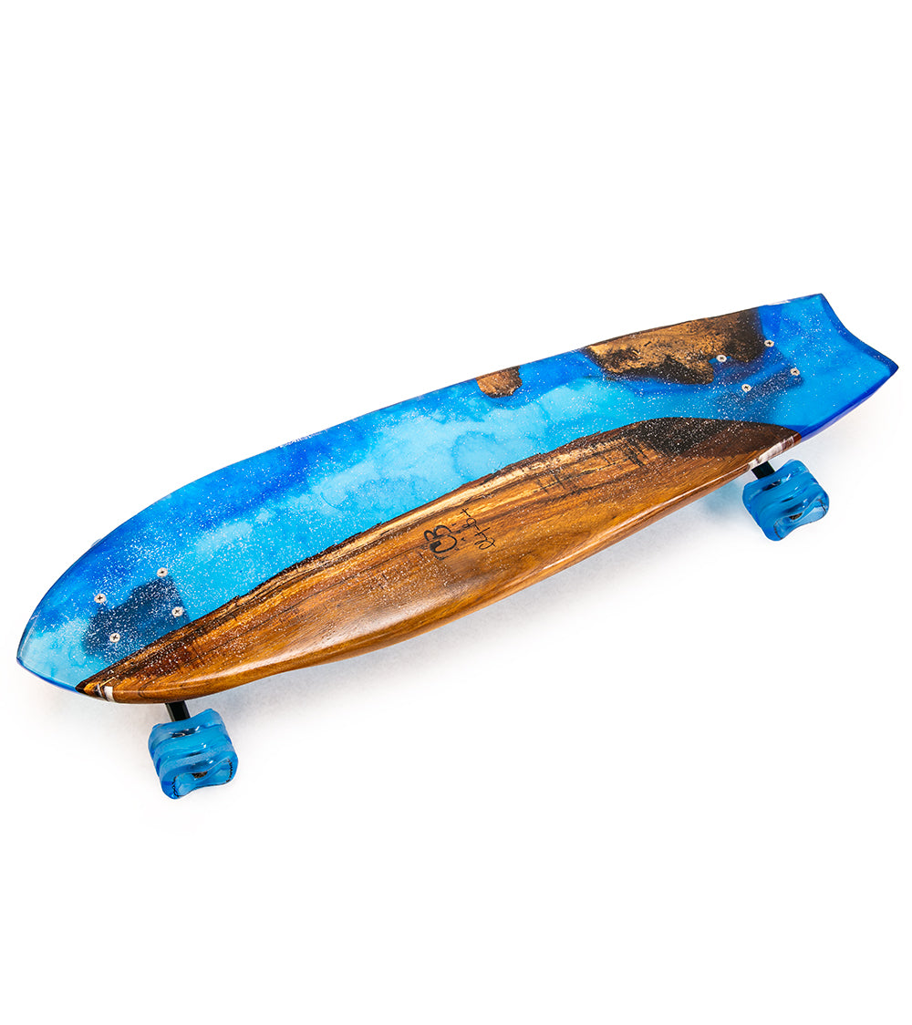 Koa-Resin Skateboard #030