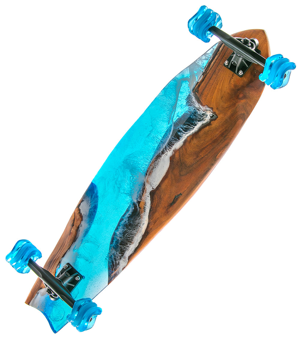 Koa-Resin Skateboard #032