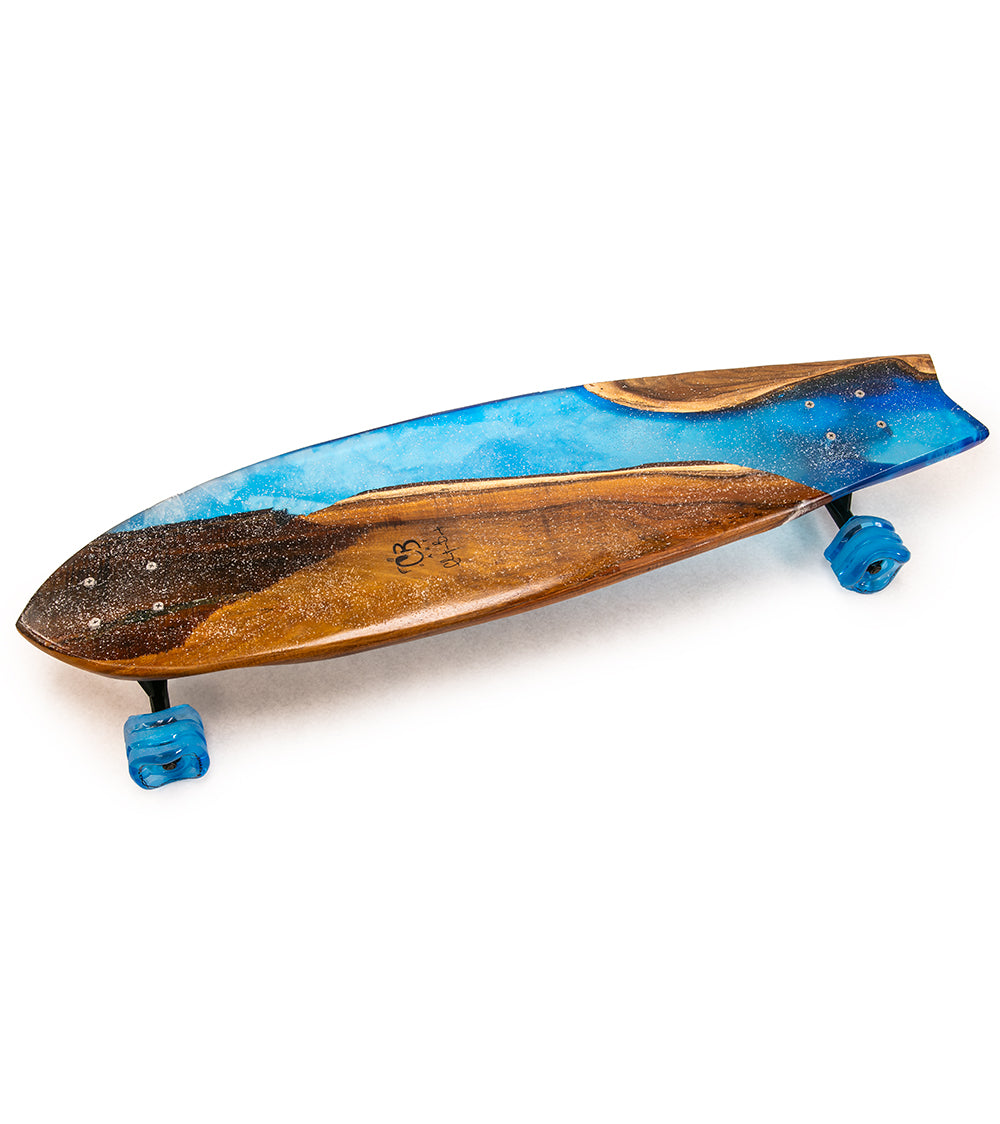Koa-Resin Skateboard #032