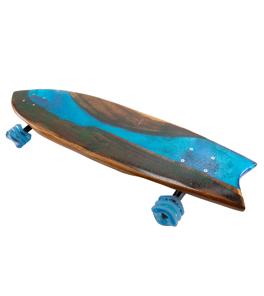 Koa-Resin Skateboard #034
