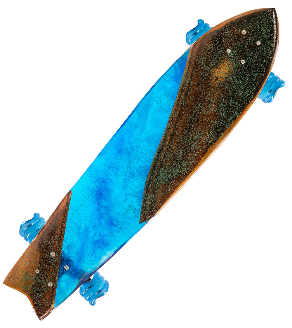 Koa-Resin Skateboard #035