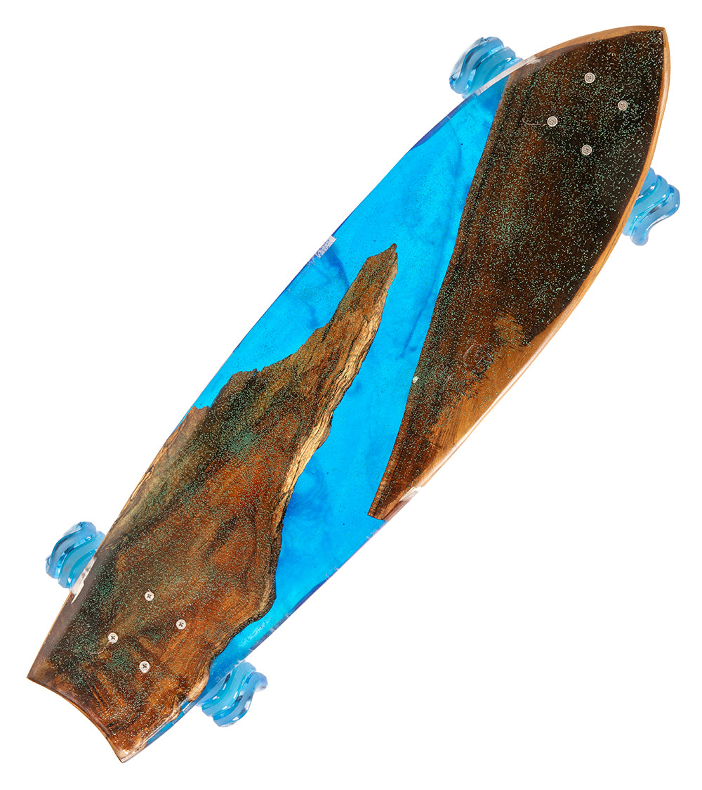 Koa-Resin Skateboard #036
