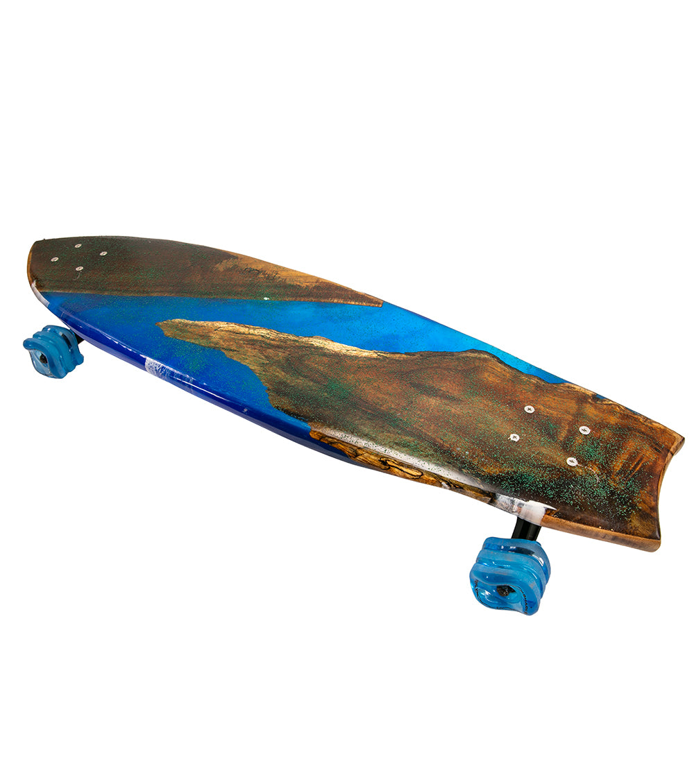 Koa-Resin Skateboard #036