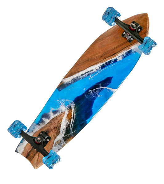 Koa-Resin Skateboard #036