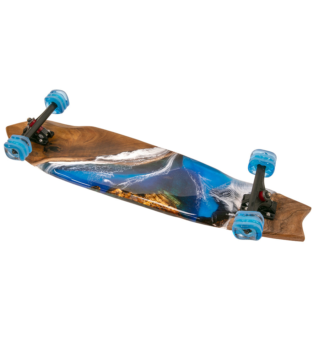 Koa-Resin Skateboard #037
