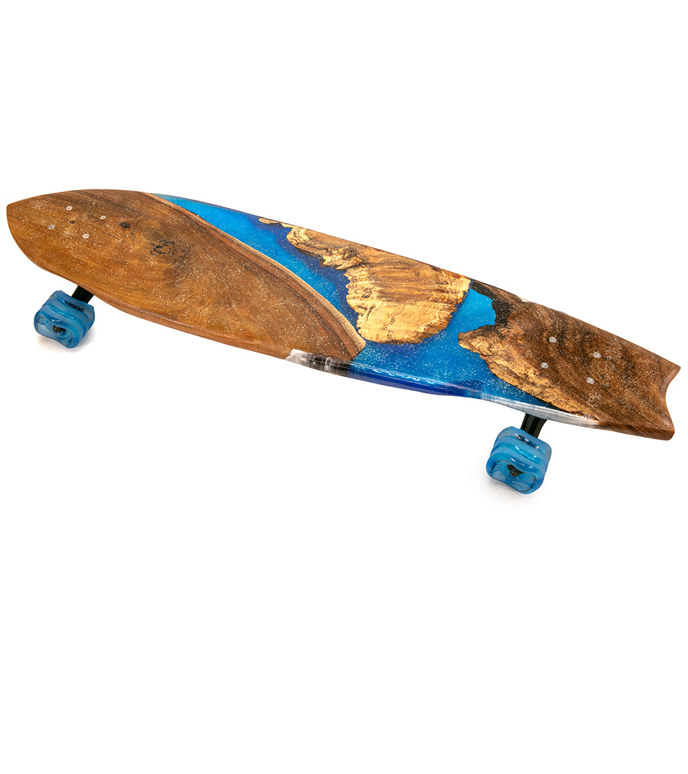 Koa-Resin Skateboard #037