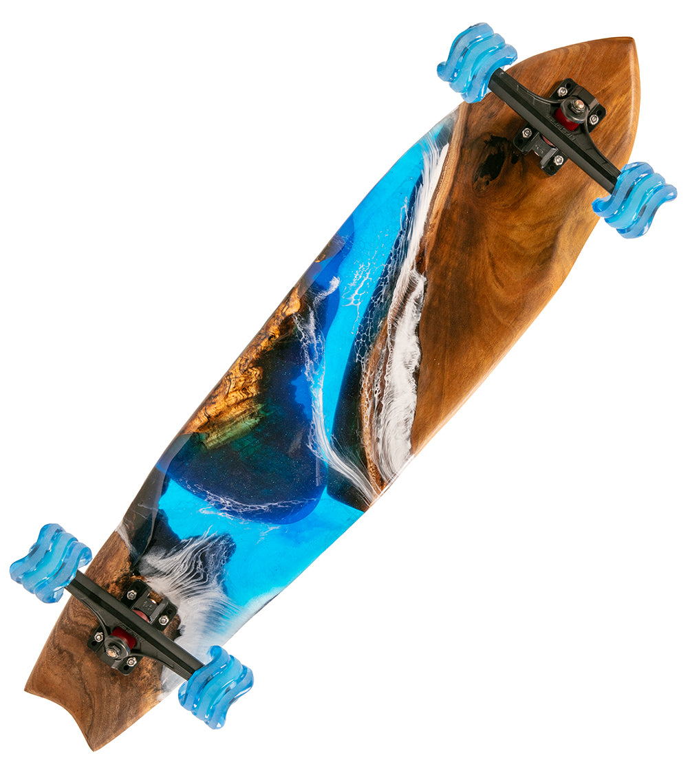 Koa-Resin Skateboard #037