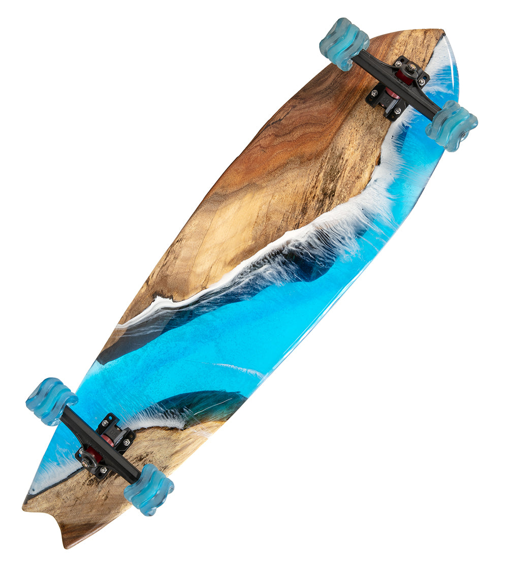Koa-Resin Skateboard #050