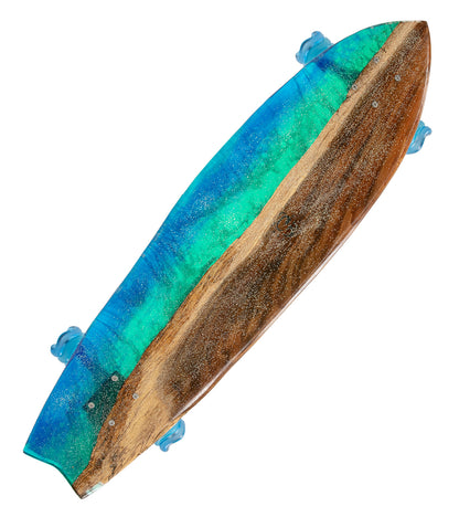 Koa-Resin Skateboard #053