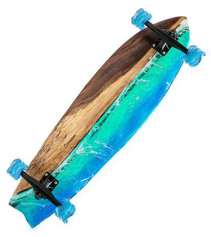 Koa-Resin Skateboard #053