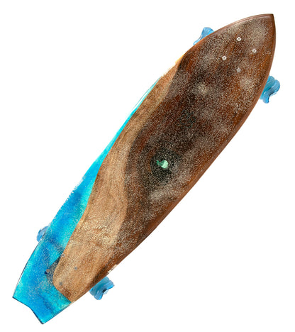 Koa-Resin Skateboard #054