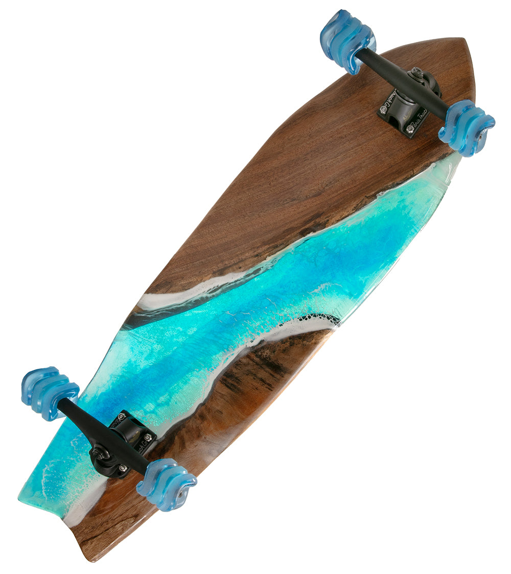 Koa-Resin Skateboard #055