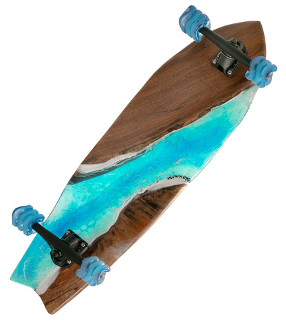 Koa-Resin Skateboard #055