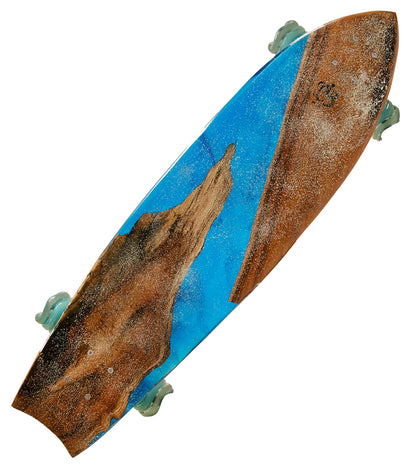 Koa-Resin Skateboard #057