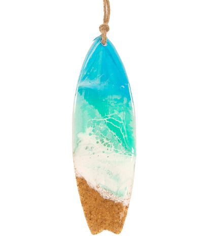 Resin Sand "Surfboard" Ornament