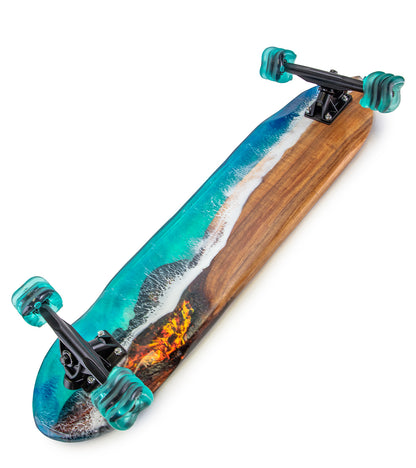Koa-Resin Skateboard #018