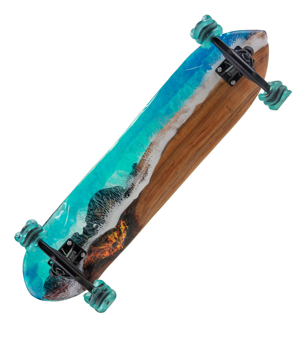 Koa-Resin Skateboard #018