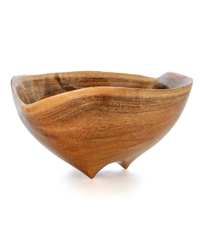 Carved Koa Vessel "Hawaiian Islands" by Francisco Clemente