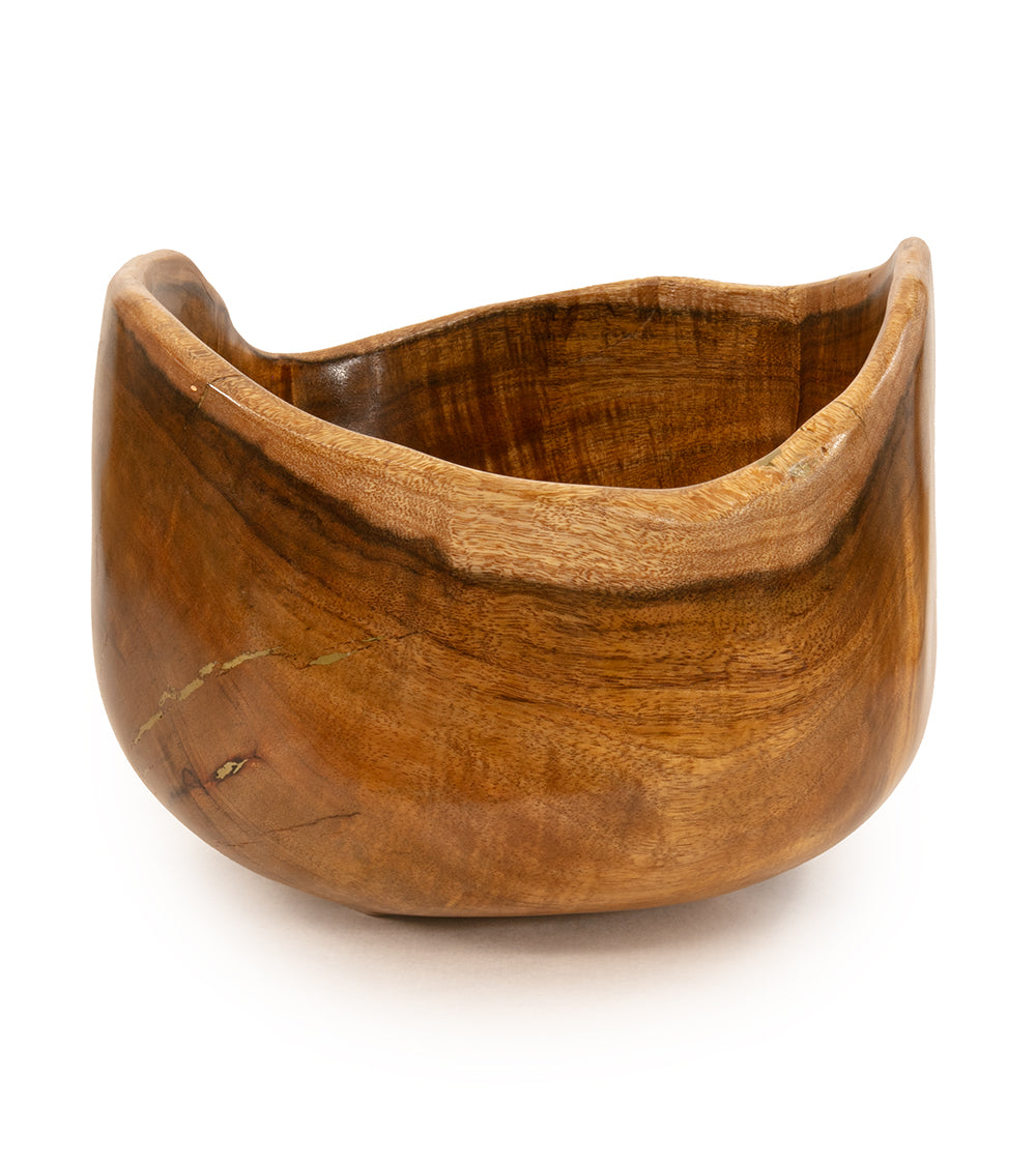 Carved Koa vessel 
