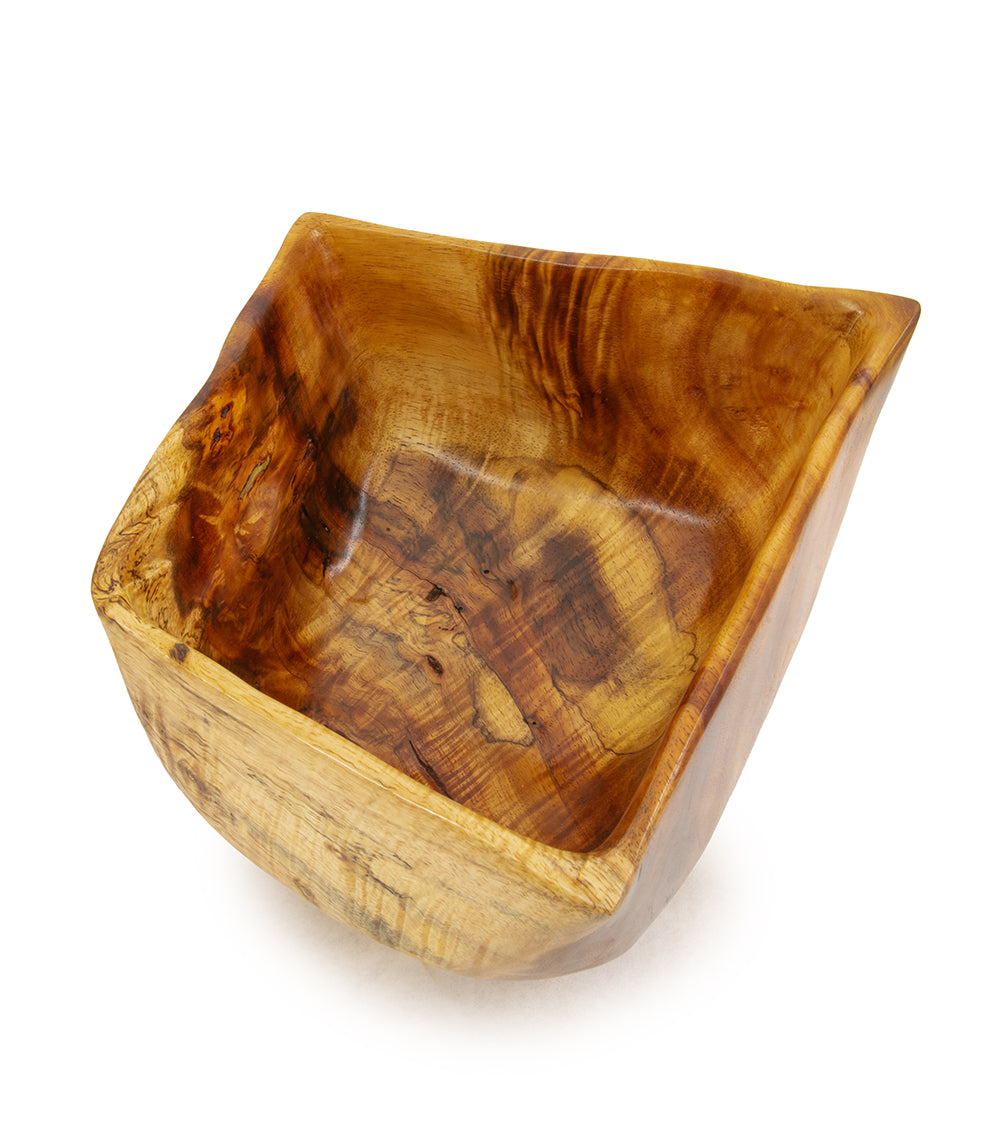 Carved Koa Vessel by Francisco Clemente