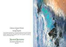 Tarjeta de felicitación "Cadencia de aguas azules" de George Eguchi