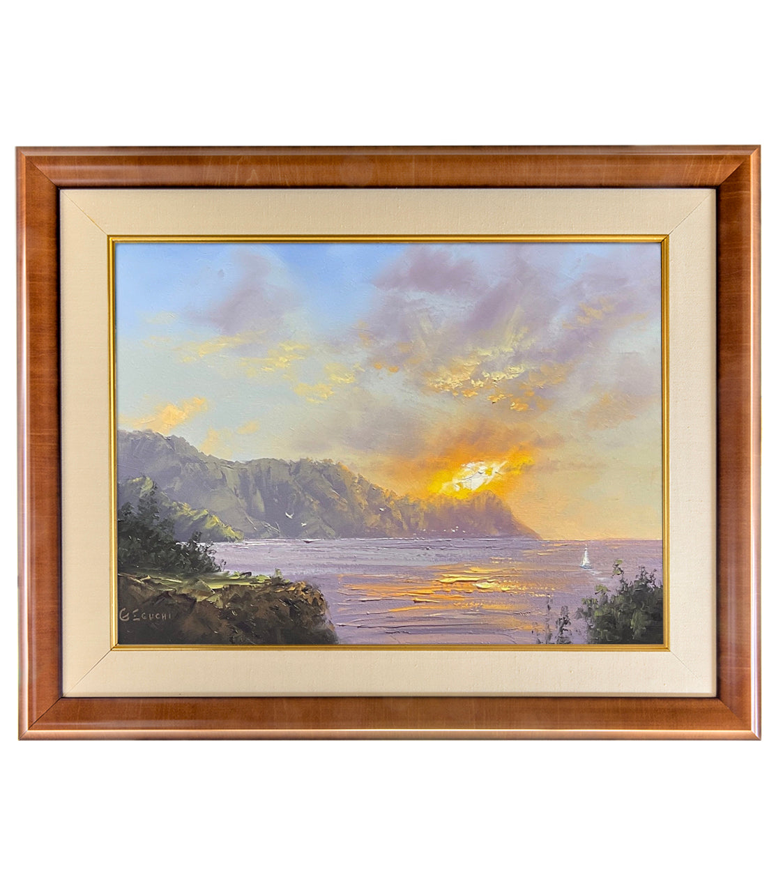 Pintura original: Atrapando el sol de George Eguchi