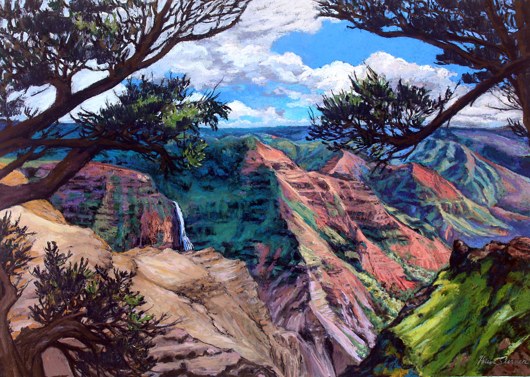 Cedar View of the Canyon by Helen Turner