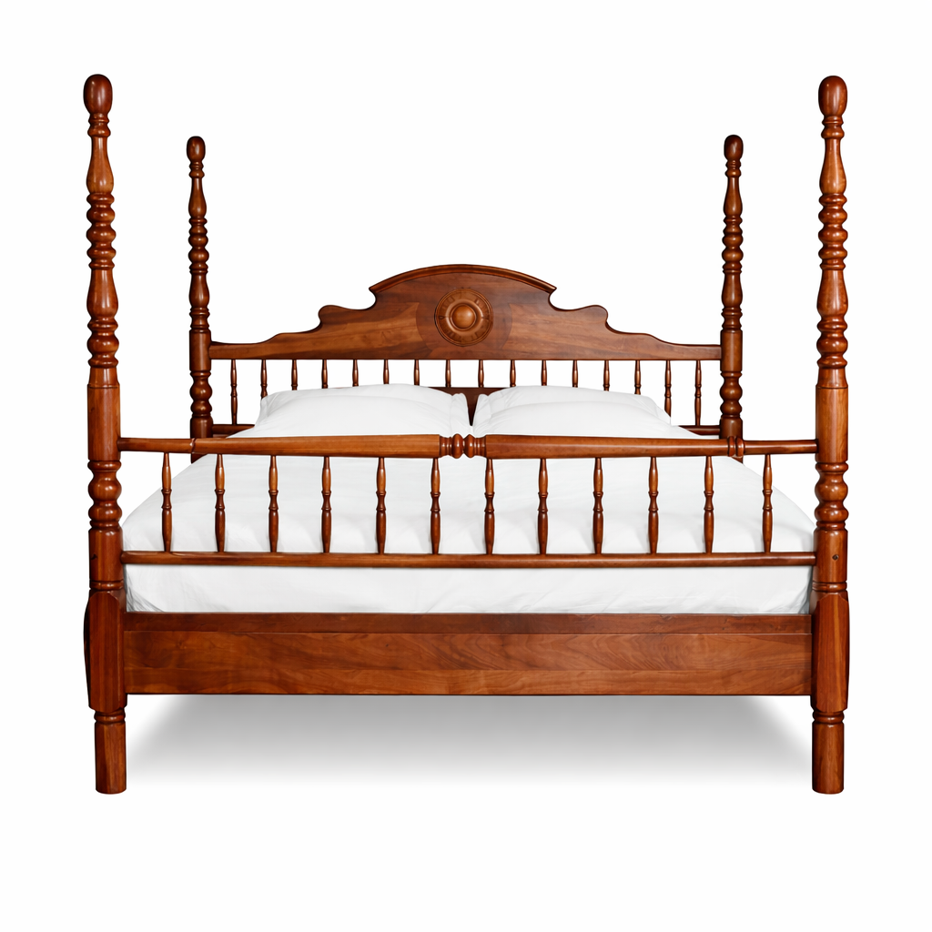 Medallion Grand Four Poster Koa Bed
