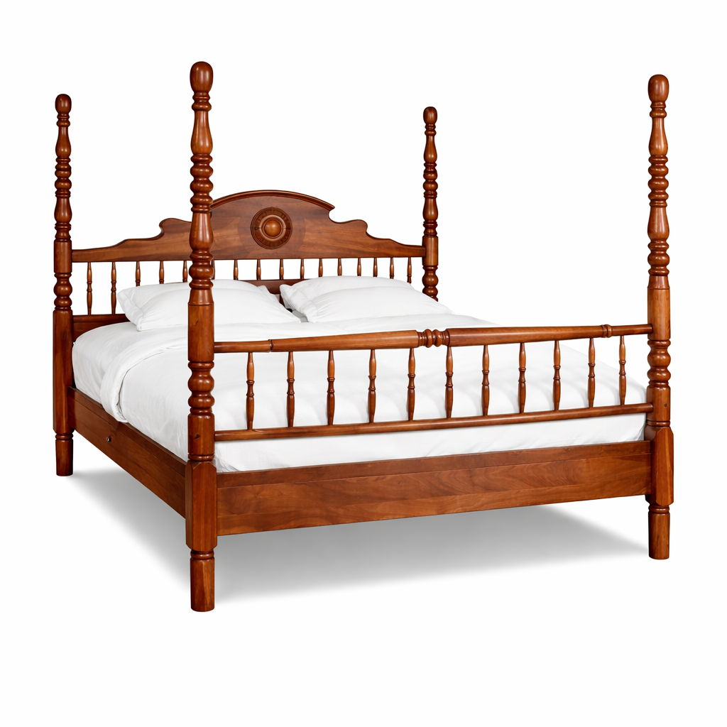 Medallion Grand Four Poster Koa Bed