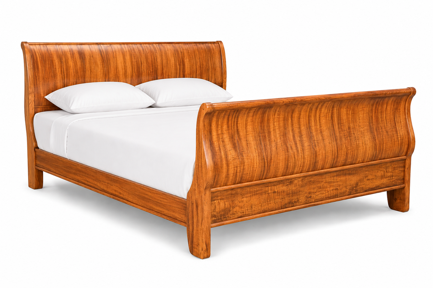 Waimea Koa Sleigh Bed