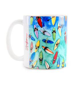Paddle Out (Blue) Mug ft. Sarah Houglum