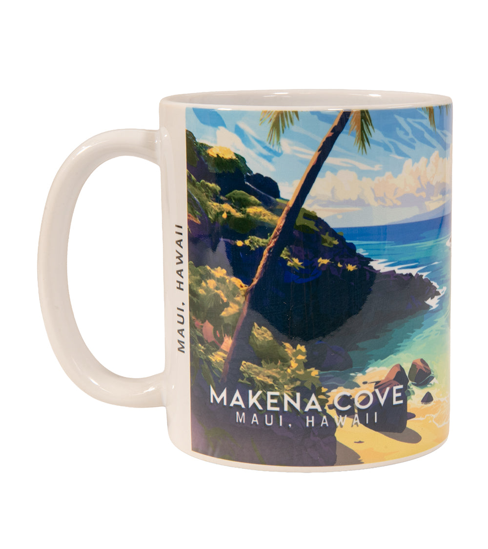 "Makena Cove" Travel Art Mug