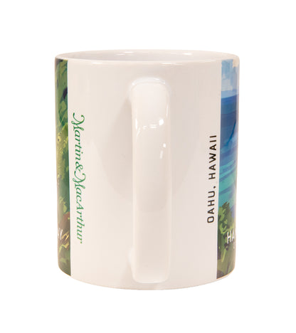 Taza de viaje con diseño "Playa Lanikai"