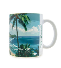 "Waikiki" Travel Art Mug