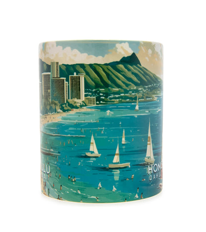 「ホノルル」トラベルアートマグ