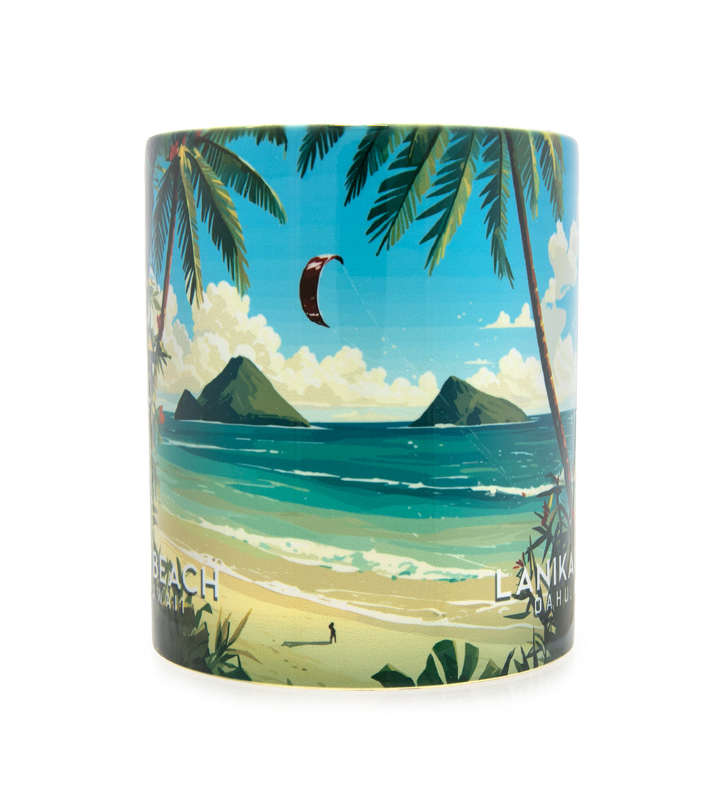 "Lanikai Beach" Travel Art Mug