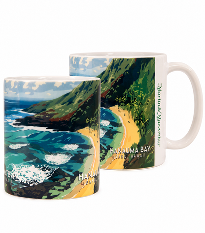 Taza de viaje con diseño "Playa Lanikai"