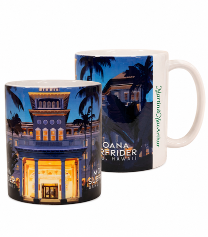 "Moana Surfrider" Travel Art Mug
