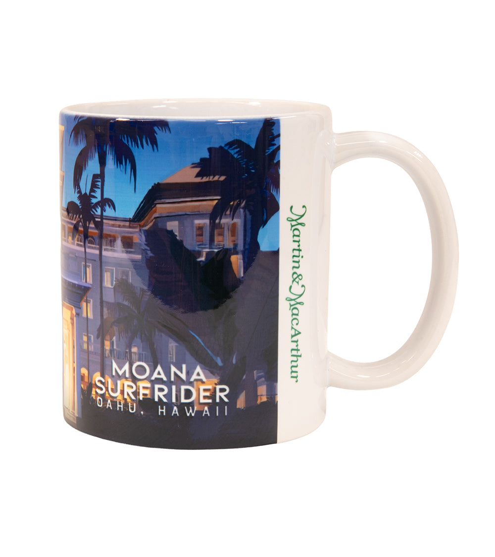 "Moana Surfrider" Travel Art Mug
