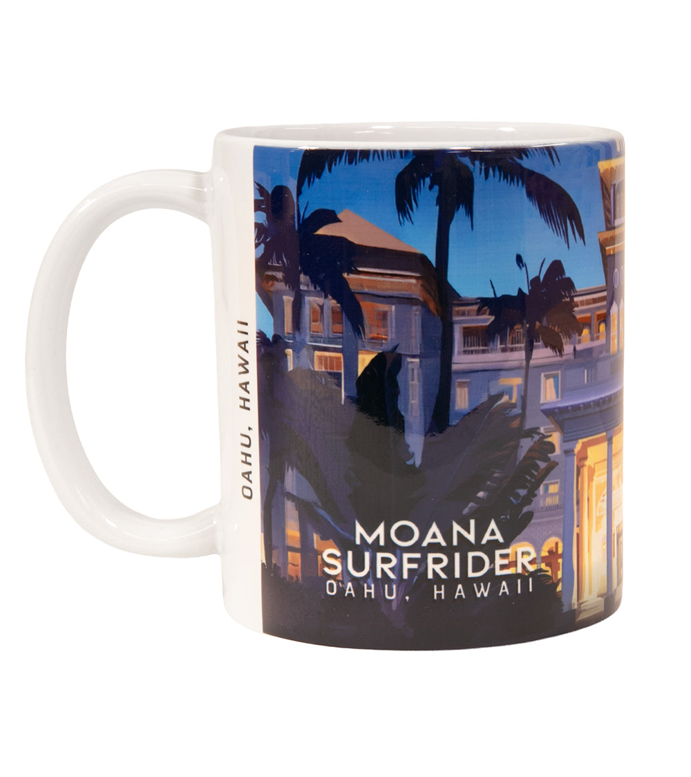 "Moana Surfrider" Travel Art Mug