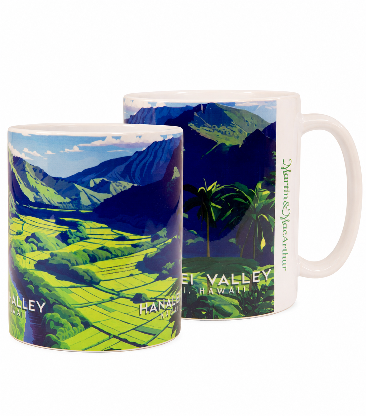 "Hanalei Valley" Travel Art Mug
