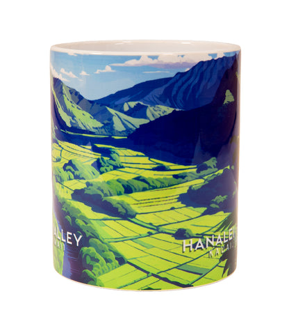 "Hanalei Valley" Travel Art Mug