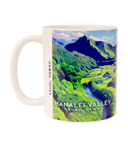 "Hanalei Valley" Travel Art Mug