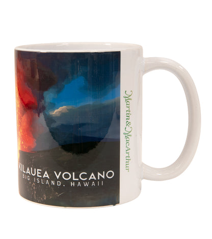 "Kilauea Volcano" Travel Art Mug
