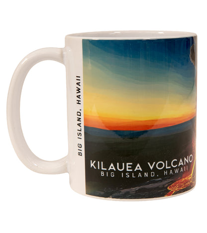 "Kilauea Volcano" Travel Art Mug